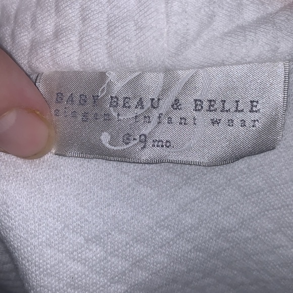 Baby Beau & Belle Elegant Infant Wear pants and top 6-9 months dry clean only - Picture 5 of 6